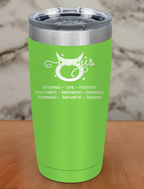 Taurus Laser Etched Tumbler