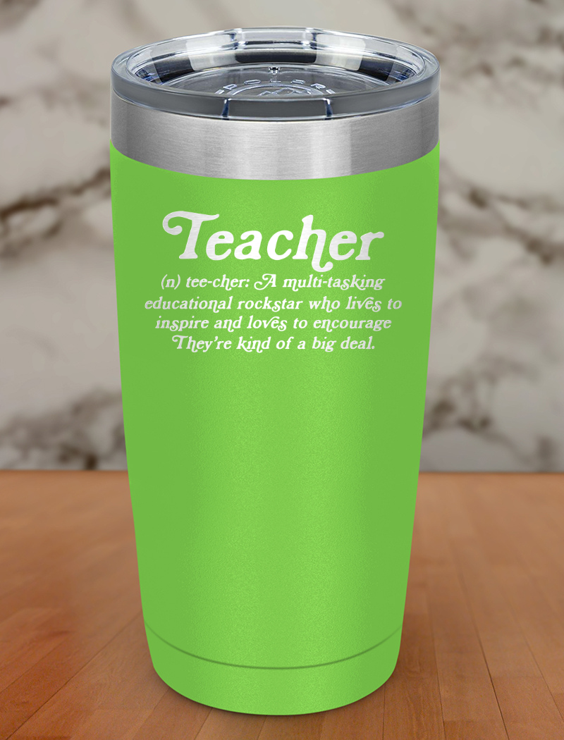 Teacher Laser Etched Tumbler