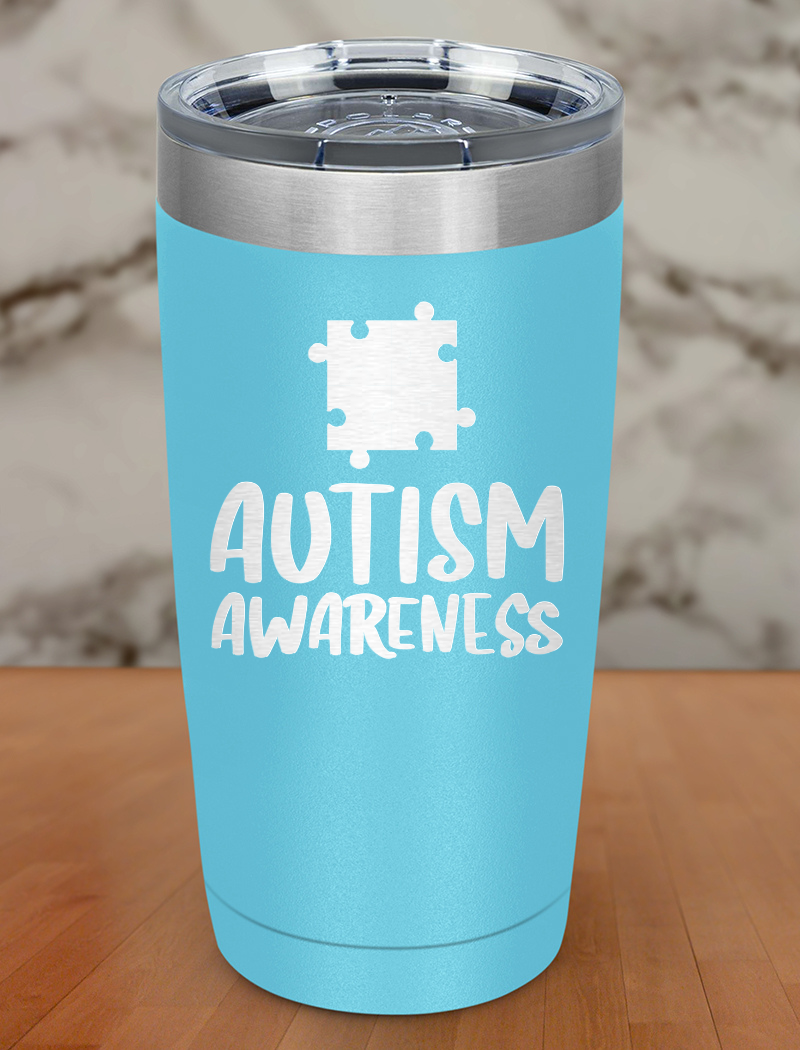 Autism Awareness Laser Etched Tumbler