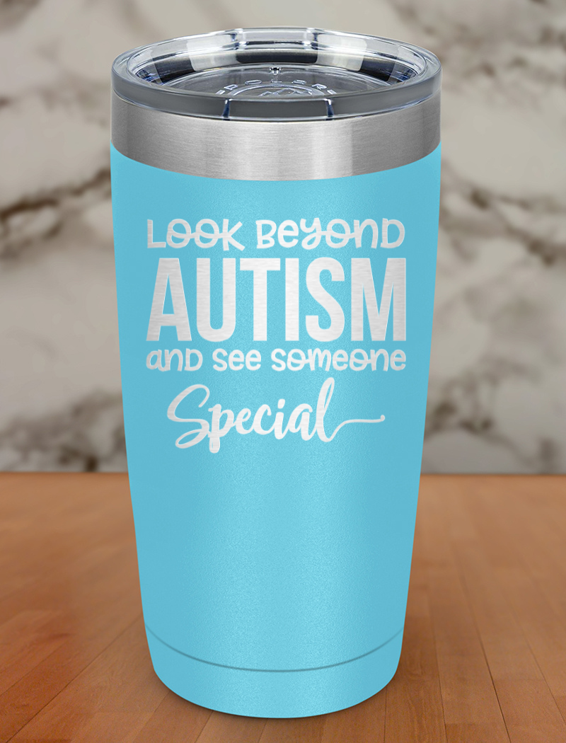 Look Beyond Autism Laser Etched Tumbler