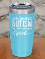 Look Beyond Autism Laser Etched Tumbler
