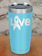 Love Laser Etched Tumbler