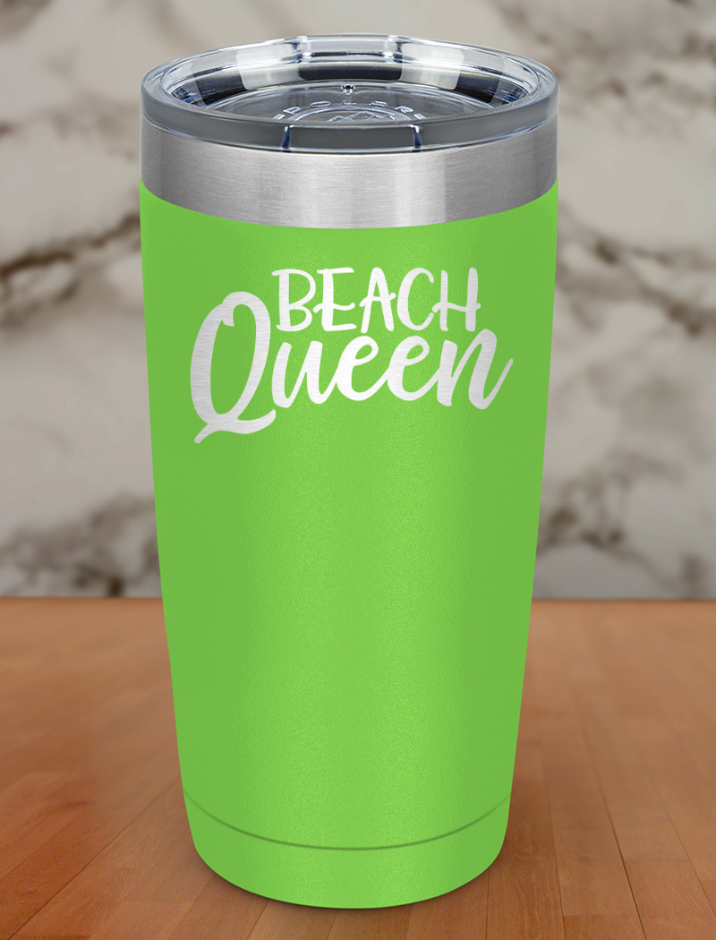Queen Beach Laser Etched Tumbler