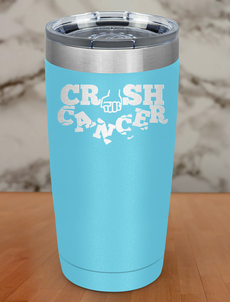 Crush Cancer Laser Etched Tumbler