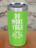 Do More Yoga Laser Etched Tumbler