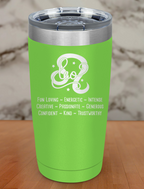 Leo Laser Etched Tumbler