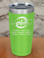 Cancer Laser Etched Tumbler