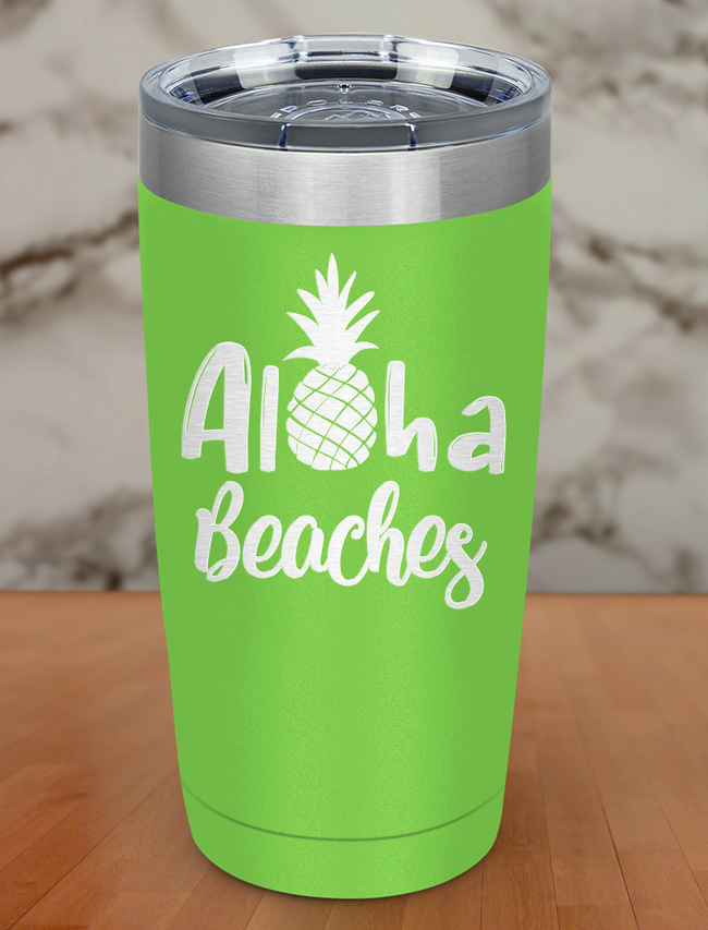 Aloha Beaches Laser Etched Tumbler Hover Image