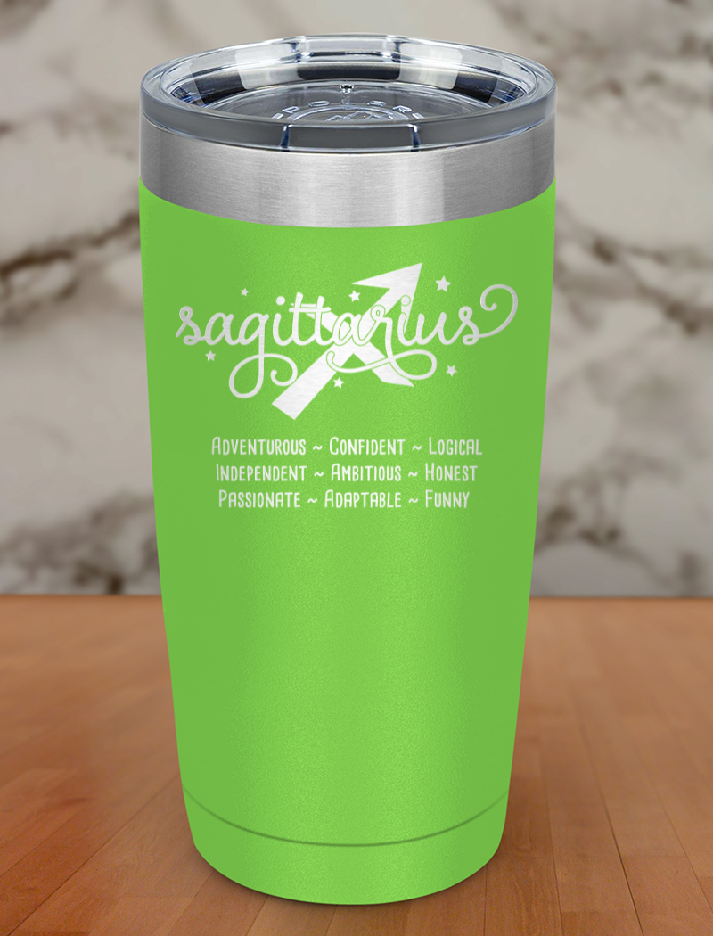 Sagittarius Laser Etched Tumbler
