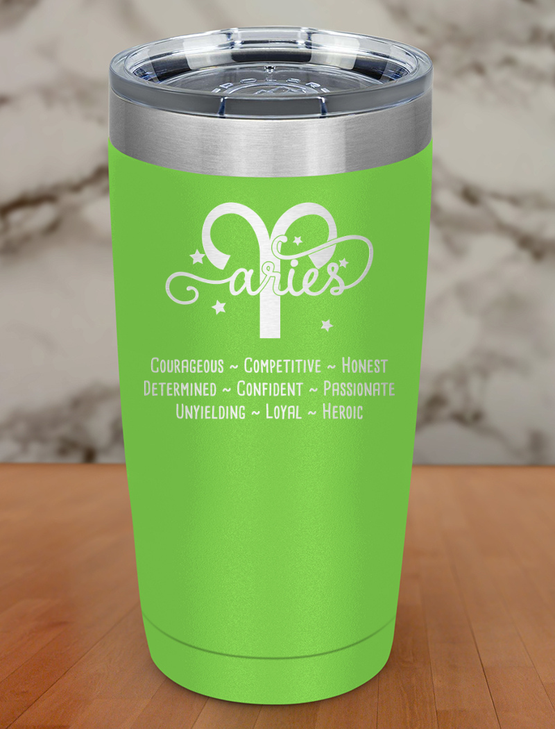 Aries Laser Etched Tumbler
