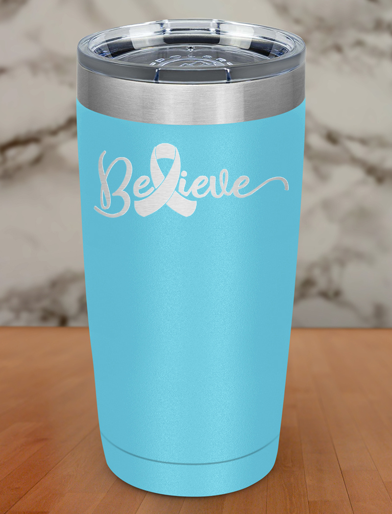 Believe Laser Etched Tumbler