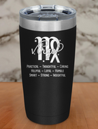 Virgo Laser Etched Tumbler