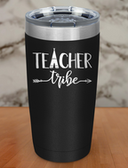 Teacher Tribe Laser Etched Tumbler