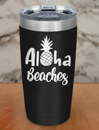 Aloha Beaches Laser Etched Tumbler