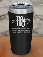 Scorpio Laser Etched Tumbler
