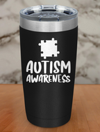 Autism Awareness Laser Etched Tumbler