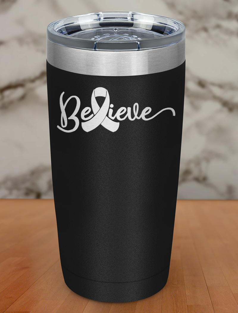 Believe Laser Etched Tumbler