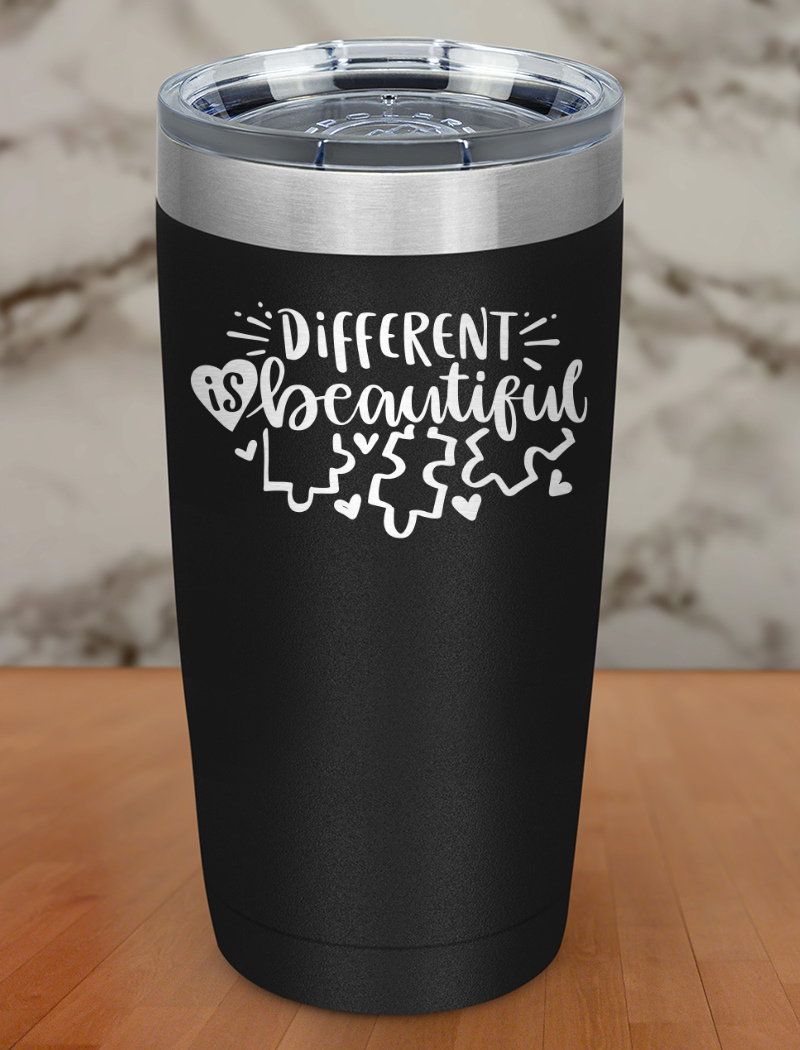 Different Is Beautiful Laser Etched Tumbler