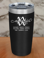 Aquarius Laser Etched Tumbler